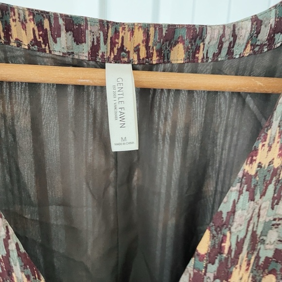 Size M Gentle Fawn Beatrice Dress Olive Glimmer EUC Holiday, Photoshoot $158 - Picture 8 of 8